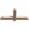 Ekena Millwork Eugene Smooth Timber Gable Bracket, Douglas Fir, 36"W x 16"H x 3 1/2"D x 3 1/2"F, 11/12 Pitch GBW036X16X0404EUG00SDF - alternate 5